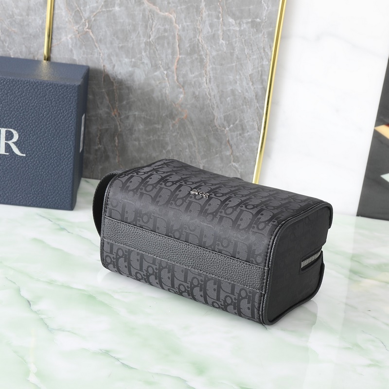 Dior Lingot洗漱包尺寸21.6 12.5 10.5(長 高 寬) 黑色