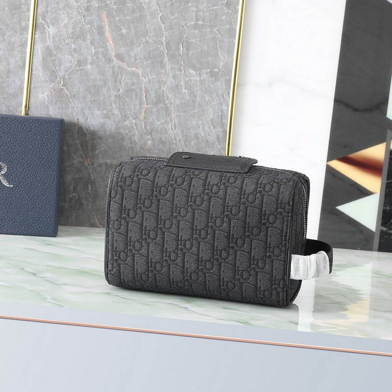 Dior Lingot洗漱包米色和黑色 Oblique 印花 編號：2ADCA4