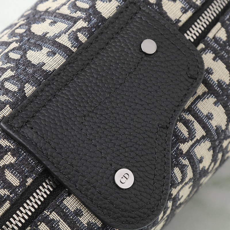 Dior Lingot洗漱包米色和黑色 Oblique 印花 編號(hào)：2ADCA4