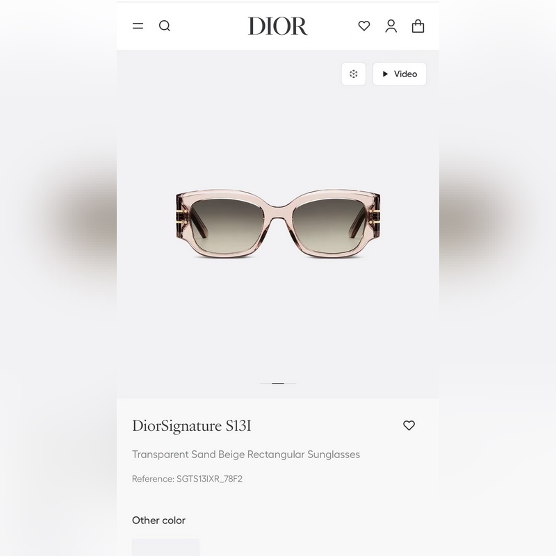 DIOR MOD：Signature S13F Size：55口18-140