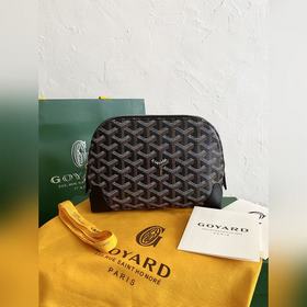 goyard vendome貝殼洗漱包/化妝包 黑色 為狗牙瘋狂打call 他們