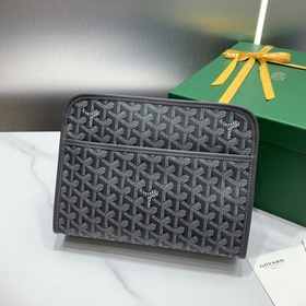 Goyard洗漱包 手拿包大小號現貨 大號尺寸30*23cm 小號尺寸25*20