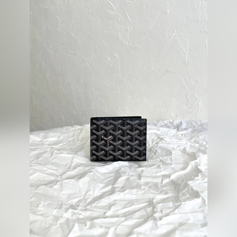 goyard狗牙對折短夾黑色 8格卡位 整鈔位，超級實用 作為顔狗真的很難不愛