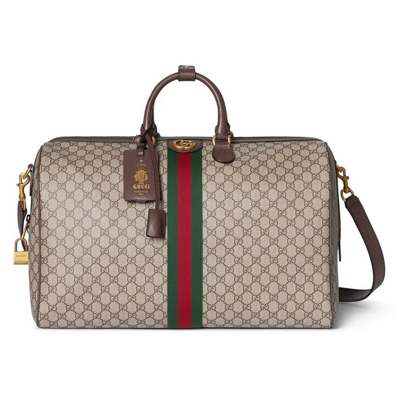 Gucci Savoy系列匠心融蘊(yùn)米色和深棕色兩大配色，搭配經(jīng)典廓形，甄選觸感柔