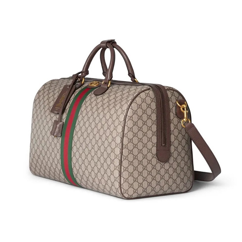 Gucci Savoy系列匠心融蘊(yùn)米色和深棕色兩大配色，搭配經(jīng)典廓形，甄選觸感柔