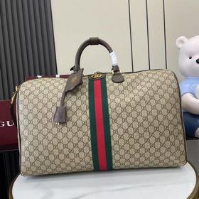 配全套原廠禮品袋包裝 Gucci Savoy系列匠心融蘊米色和深棕色兩大配色，搭