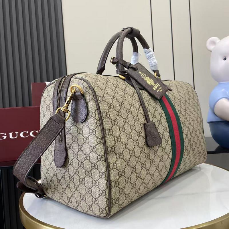 配全套原廠禮品袋包裝 Gucci Savoy系列匠心融蘊米色和深棕色兩大配色，搭
