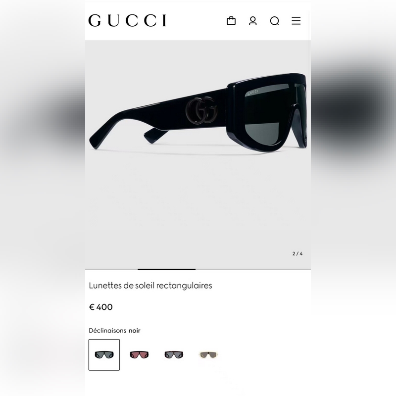 GUCCI MODEL：GG19550  S SIZE：58口7-145
