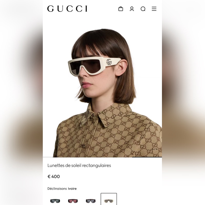 GUCCI MODEL：GG19550  S SIZE：58口7-145