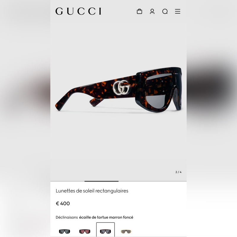 GUCCI MODEL：GG19550  S SIZE：58口7-145