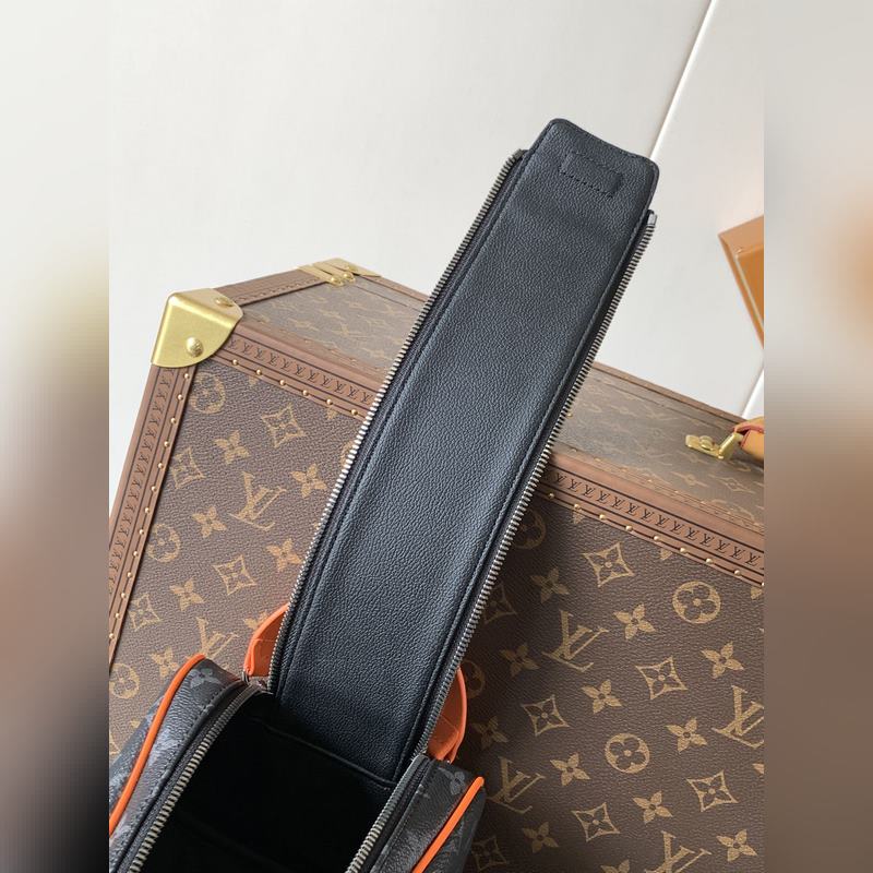 M15246橙色 頂級原單 變碼芯片163C 本款Dopp Kit梳洗包以細緻粒