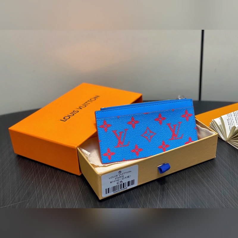 M14762紅色 拉鍊卡包卡夾 新款 Coin拉鍊卡夾 夏日配色出貨！超級便利的