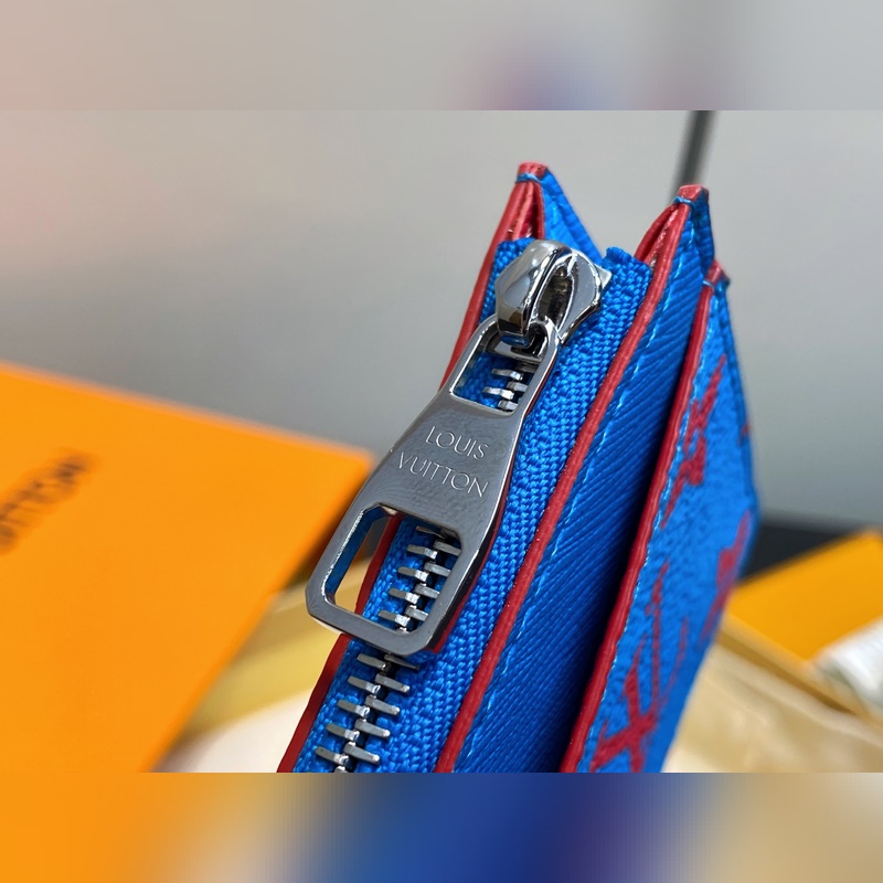 M14762紅色 拉鍊卡包卡夾 新款 Coin拉鍊卡夾 夏日配色出貨！超級便利的