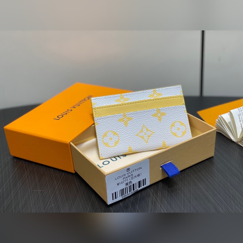 M14771黃色 卡包卡夾錢包 當(dāng)季新款 DOUBLE 卡夾 本款 Double