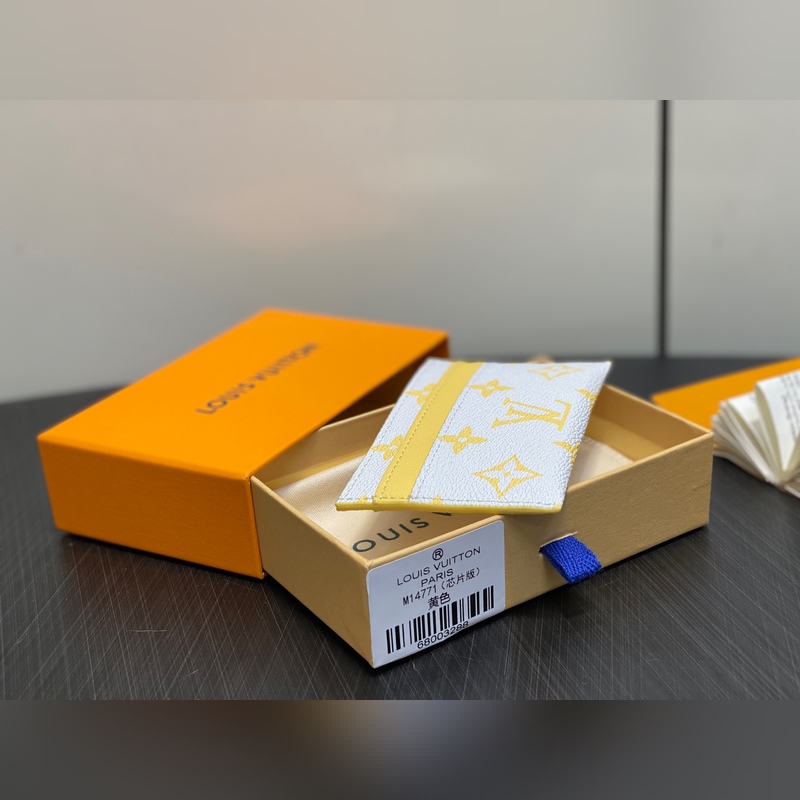M14771黃色 卡包卡夾錢包 當(dāng)季新款 DOUBLE 卡夾 本款 Double