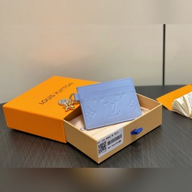 M13649藍(lán)色 全皮卡包錢包 LV Charms 名片夾 M13647粉色 M