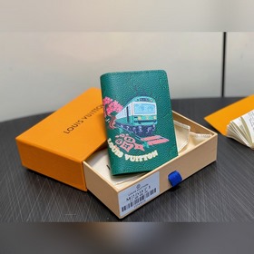 M25971綠色 印花卡包錢包 EARLY ACCESS Lv nigo聯(lián)名 P