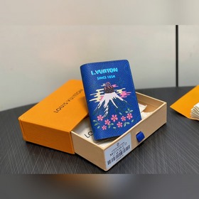 M25972藍(lán)色 印花卡包錢包 EARLY ACCESS Lv nigo聯(lián)名 P