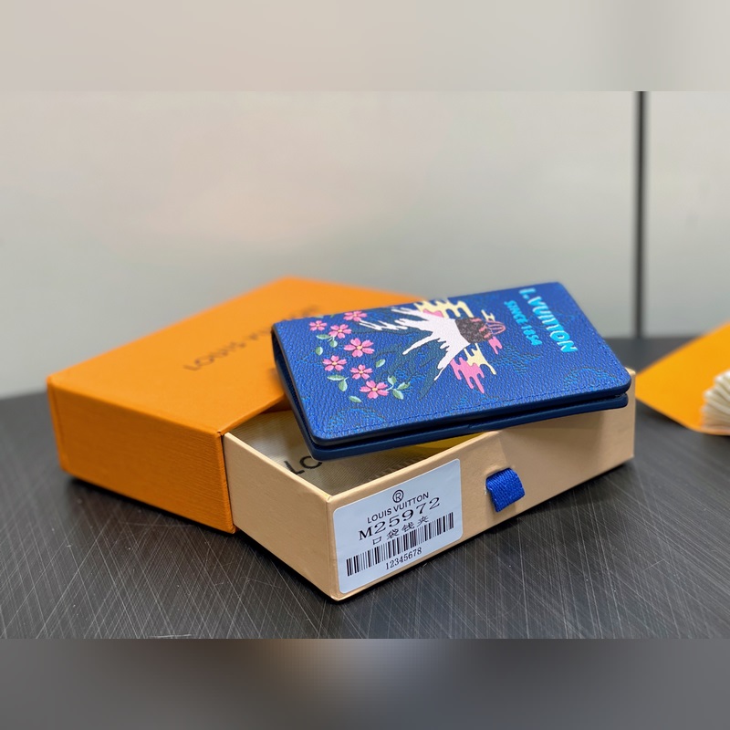 M25972藍色 印花卡包錢包 EARLY ACCESS Lv nigo聯(lián)名 P