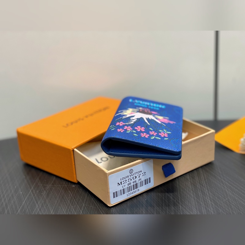 M25972藍色 印花卡包錢包 EARLY ACCESS Lv nigo聯(lián)名 P