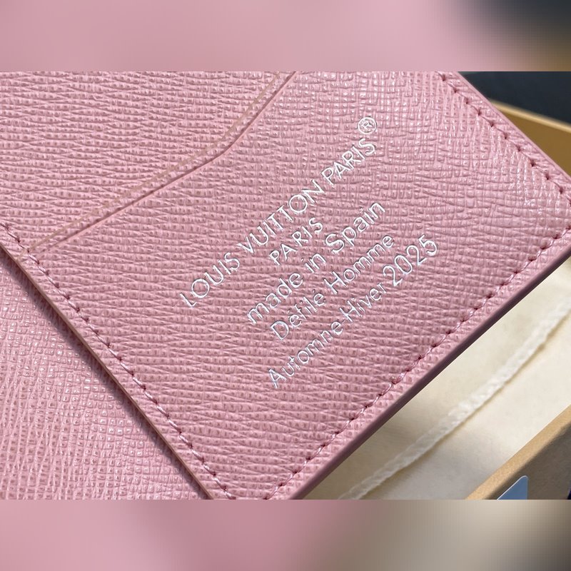 M25973粉色 印花卡包錢包 EARLY ACCESS Lv nigo聯名 P