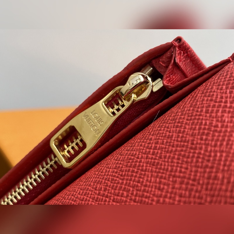 N40780啡格 Lv nigo聯名 頭像絲印長款西裝夾錢包 當季新款 BRAZ