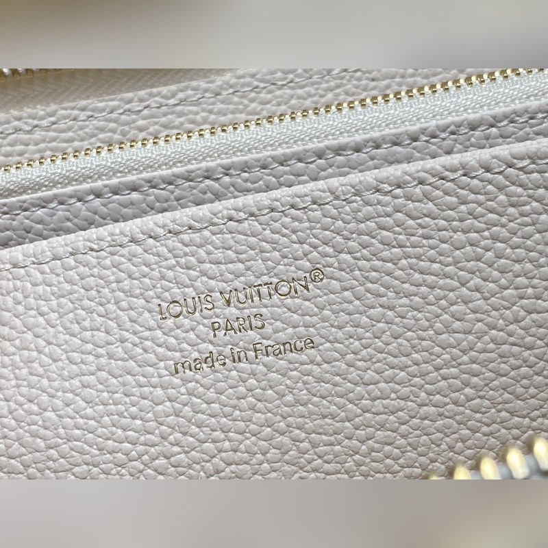 M25594米白 七夕限定幻彩全皮單拉鍊錢包 NEW Zippy Wallet