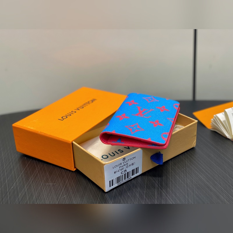 M14769紅色 卡包錢夾錢包 當季新款 口袋錢夾 本款口袋錢夾以 Monogr