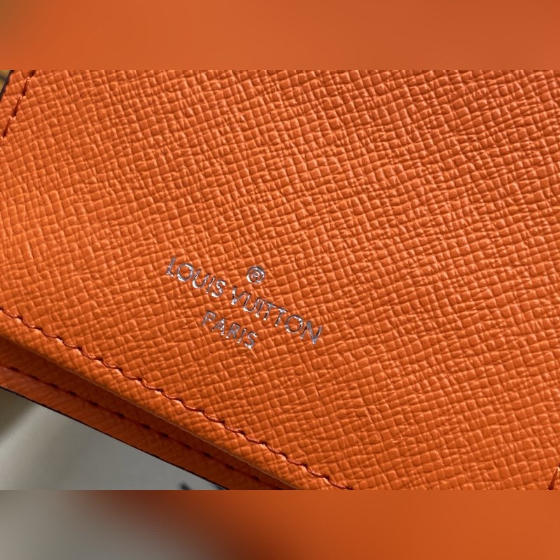 M25846黑花/橙色 長款西裝夾錢包 當季新款 BRAZZA 錢夾 本款 Br