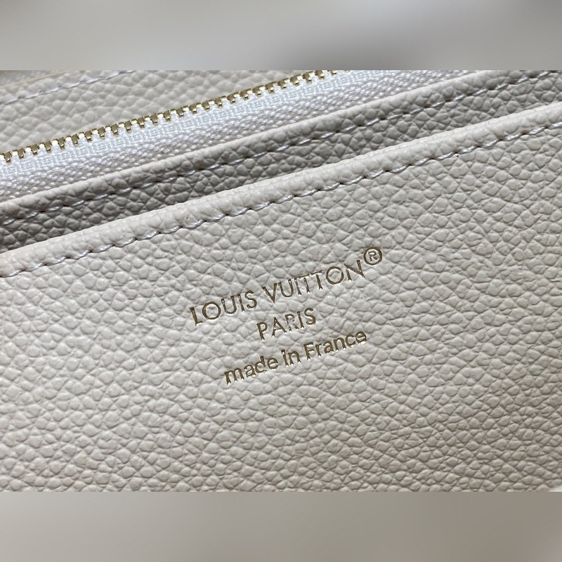 M13644奶油色 絲印全皮單拉鍊錢包 Zippy 拉鍊錢夾 這一季特有的雙色者