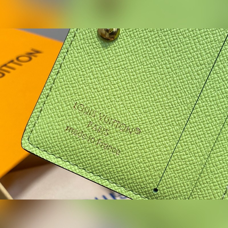 M14628綠色 兩折錢包 本款LV Charms 口袋錢夾 M14718粉 M