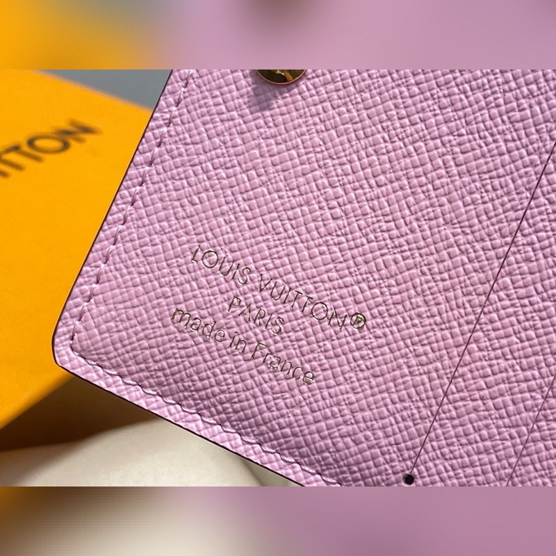 M14718粉色 兩折錢包 本款LV Charms 口袋錢夾 M14718粉 M