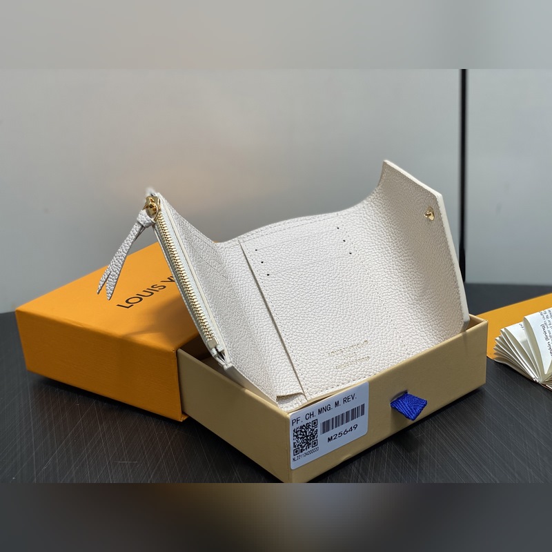 M25649米白 七夕限定幻彩全皮三折錢包 當季新款 VICTORINE 錢夾