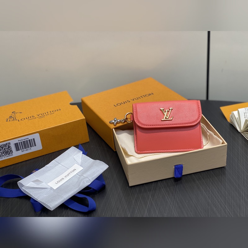 M14615珊瑚粉 特級(jí)升級(jí)版 全皮卡包錢包 TINY RECTO VERSO