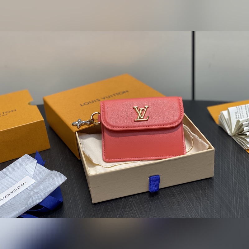 M14615珊瑚粉 特級(jí)升級(jí)版 全皮卡包錢包 TINY RECTO VERSO