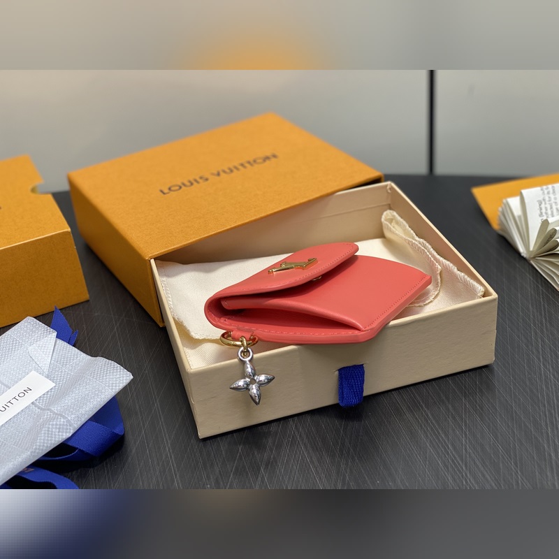 M14615珊瑚粉 特級(jí)升級(jí)版 全皮卡包錢包 TINY RECTO VERSO