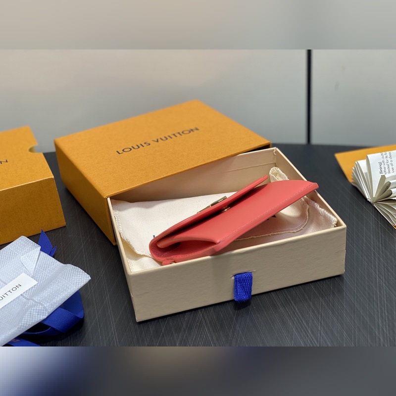 M14615珊瑚粉 特級(jí)升級(jí)版 全皮卡包錢包 TINY RECTO VERSO