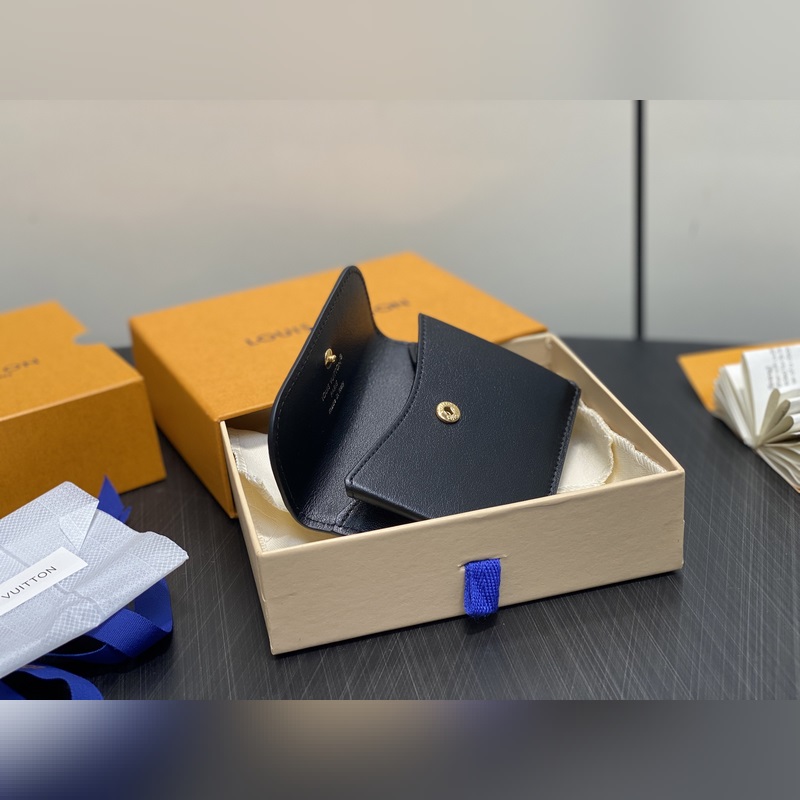 M14626黑色 特級升級版 全皮卡包錢包 TINY RECTO VERSO L