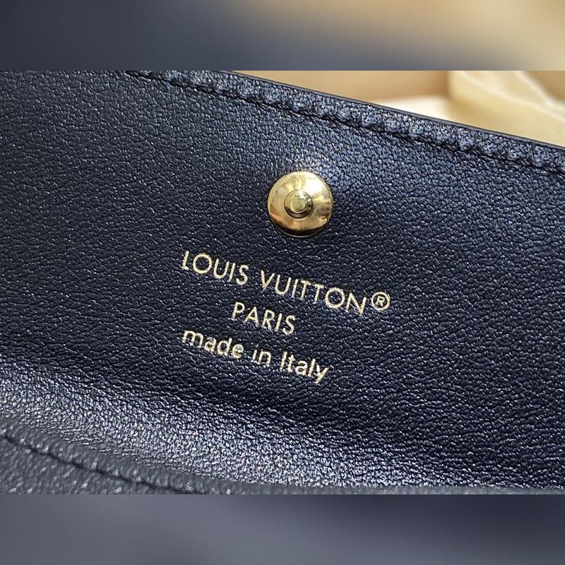 M14626黑色 特級升級版 全皮卡包錢包 TINY RECTO VERSO L