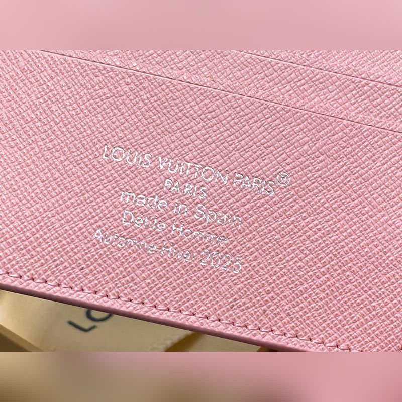 M25986粉色 印花短款西裝夾錢包 EARLY ACCESS Lv nigo聯