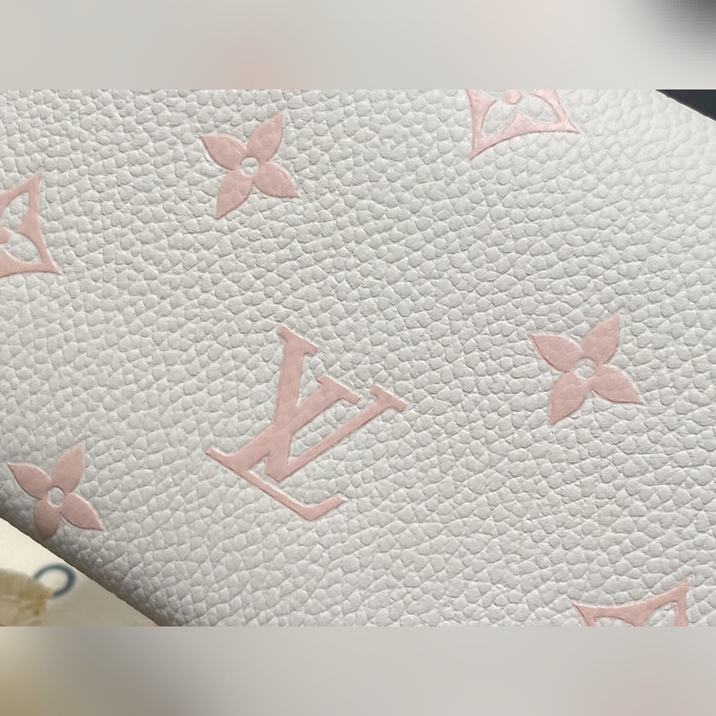 M14967奶油色 絲印全皮三折錢包 Victorine 錢夾 本款 Victo