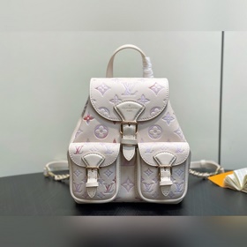 M15113米白漸變 全皮壓花雙肩包系列 BACKUP 雙肩包 M47072 本