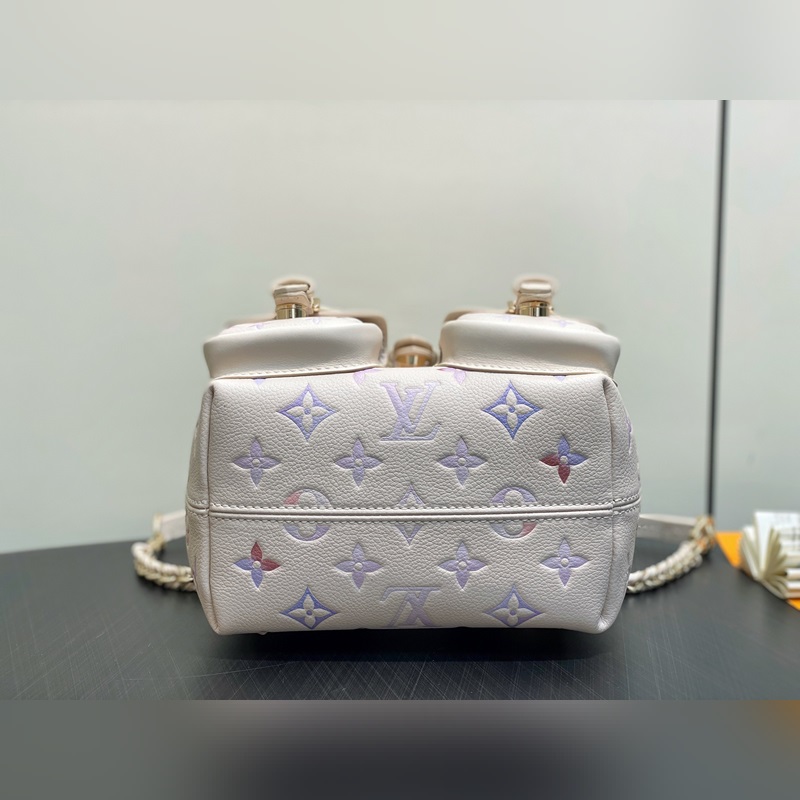 M15113米白漸變 全皮壓花雙肩包系列 BACKUP 雙肩包 M47072 本