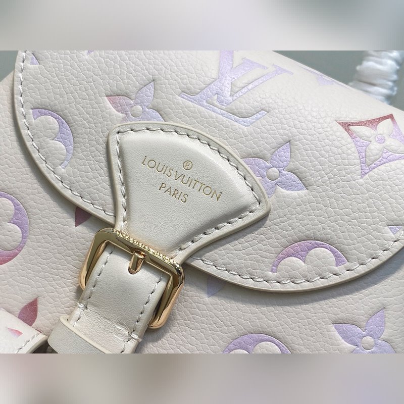 M15113米白漸變 全皮壓花雙肩包系列 BACKUP 雙肩包 M47072 本