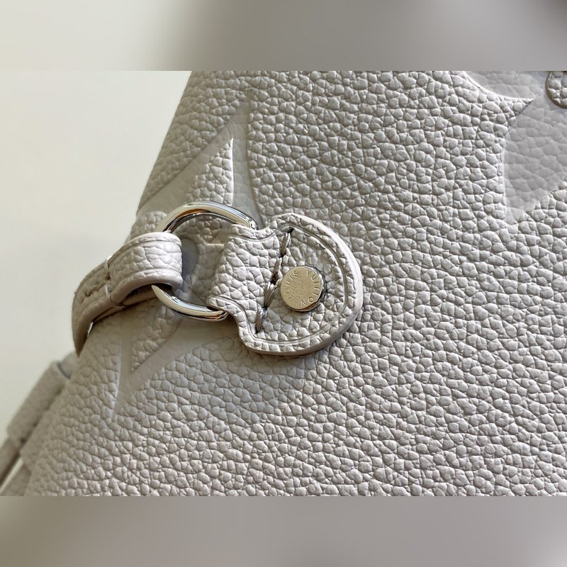 M45685 M13758香芋紫 全皮壓花購物袋系列 Neverfull 中號手