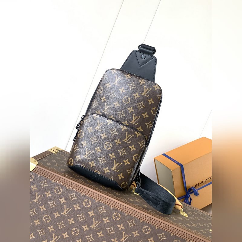 N41718老花 頂級原單 變碼芯片 胸包系列 AVENUE 單肩包 此款Dam