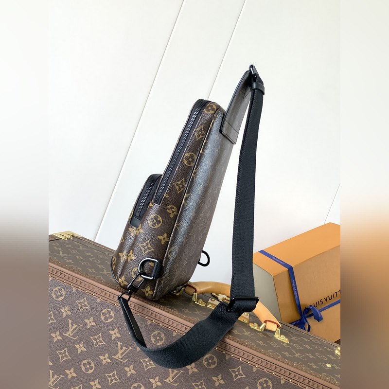 N41718老花 頂級原單 變碼芯片 胸包系列 AVENUE 單肩包 此款Dam