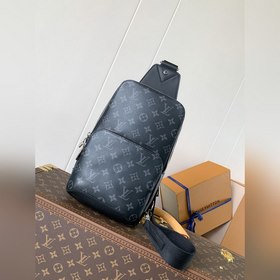 N41719黑花 頂級(jí)原單 變碼芯片 胸包系列 AVENUE 單肩包 此款Dam