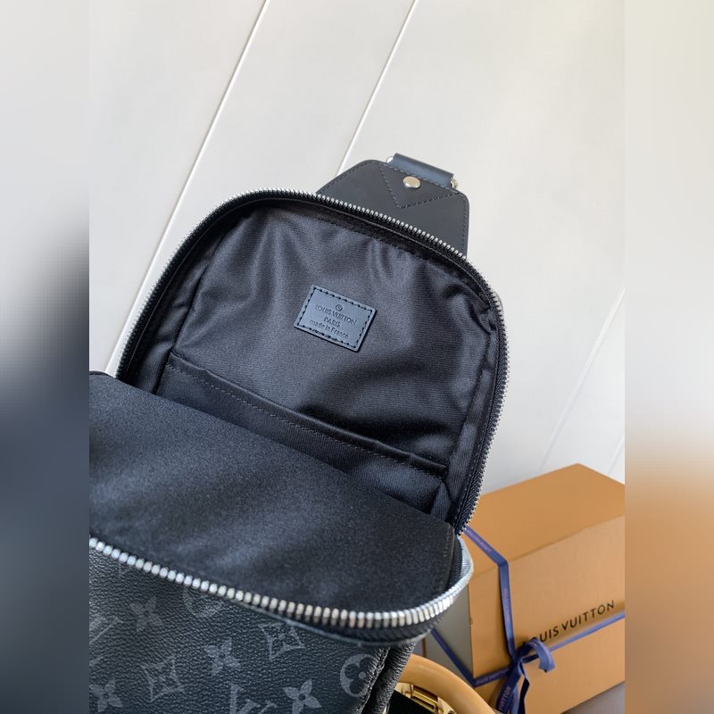 N41719黑花 頂級原單 變碼芯片 胸包系列 AVENUE 單肩包 此款Dam