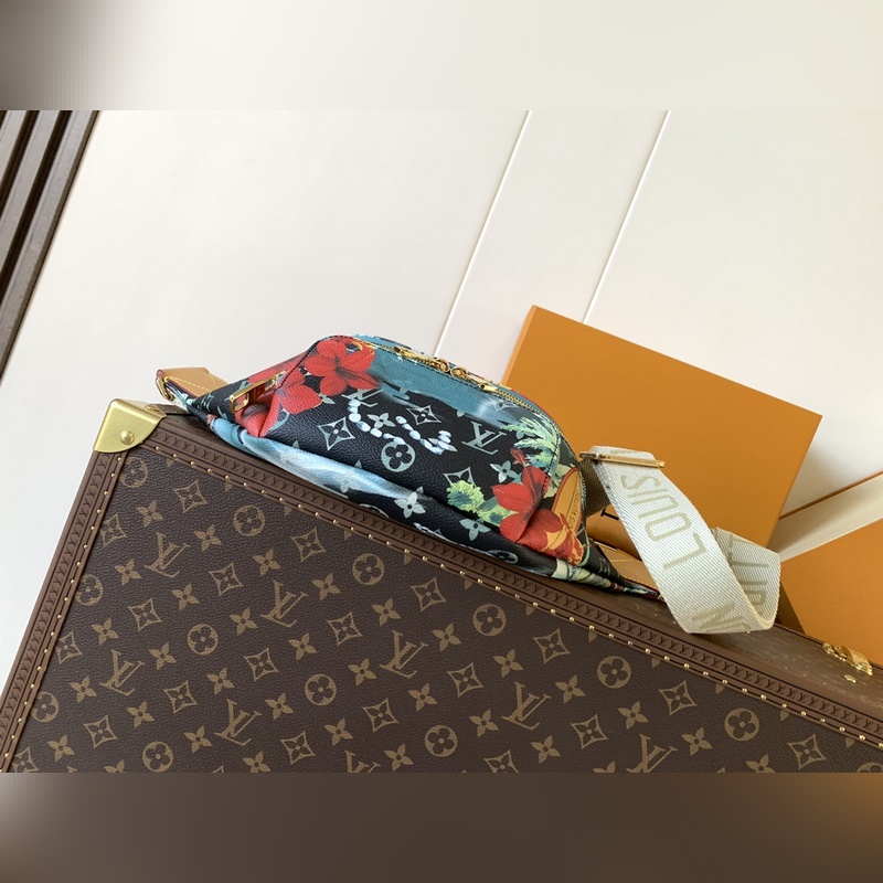 M24992 頂級原單 變碼芯片163C RUSH 腰包本款 Rush 腰包取材